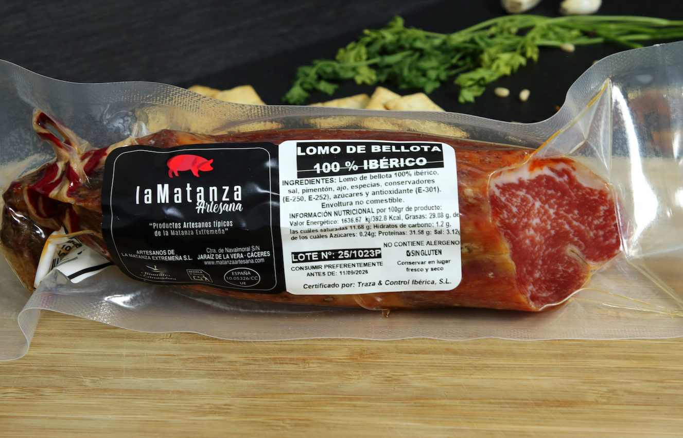 Lomo 100% Ibérico de Bellota de Extremadura