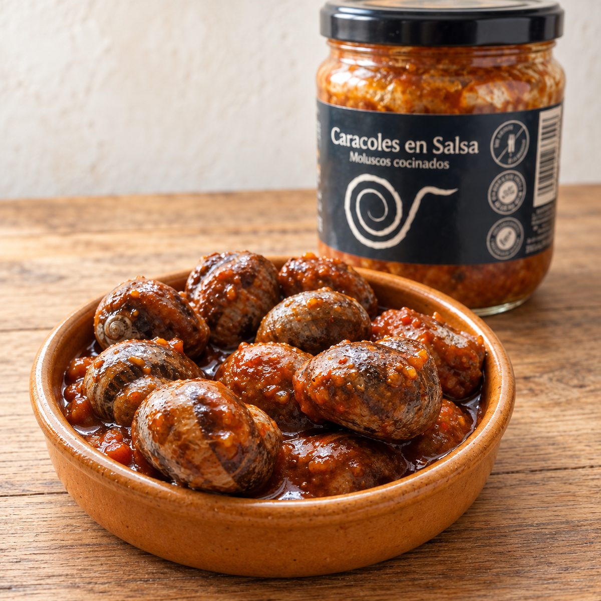 Caracoles en salsa