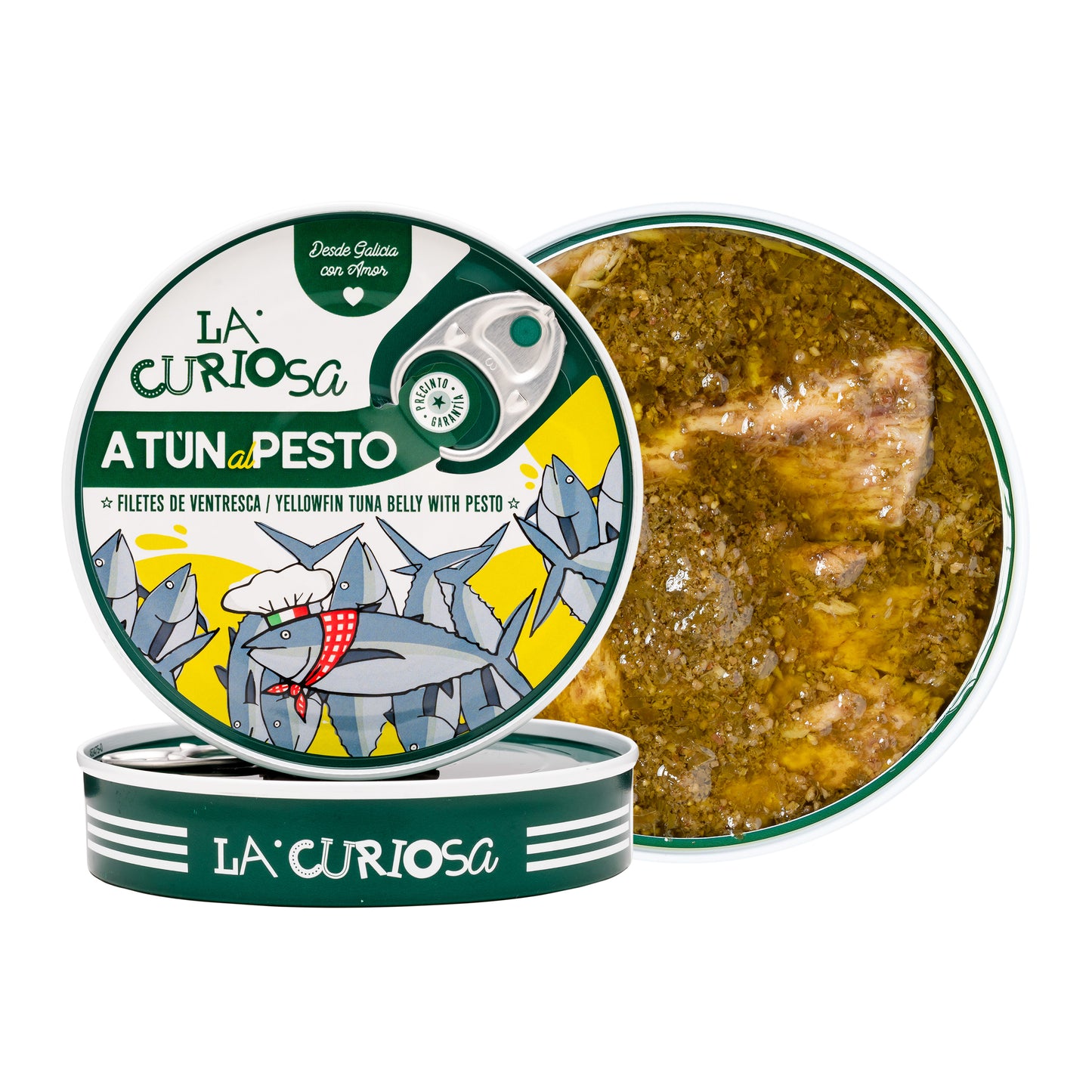 Ventresca de atún al pesto - 2uds