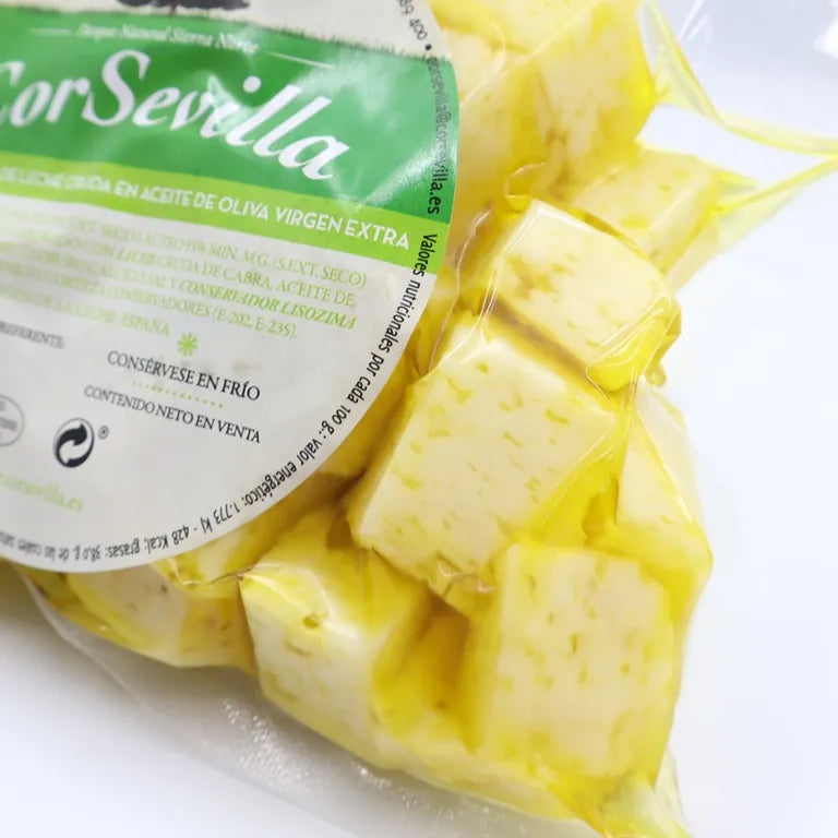 Tacos de Queso en Aceite de Oliva