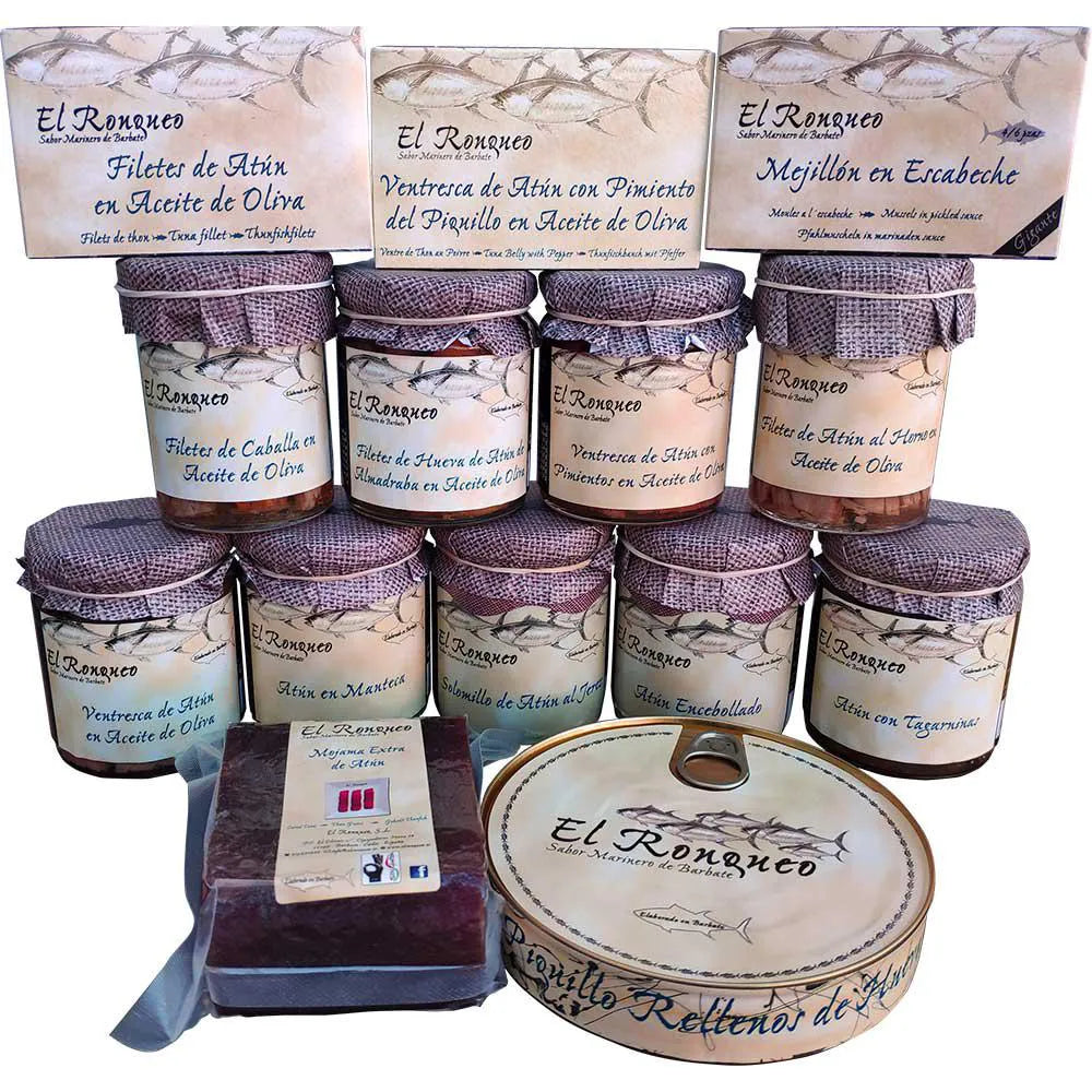 Surtido de conservas gourmet