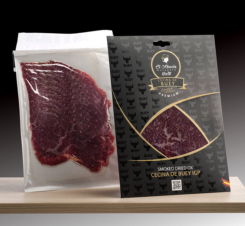 Cecina de Buey IGP El Abuelo Magarato loncheado 80gx3uds