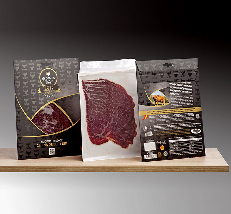 Cecina de Buey IGP El Abuelo Magarato loncheado 80gx3uds
