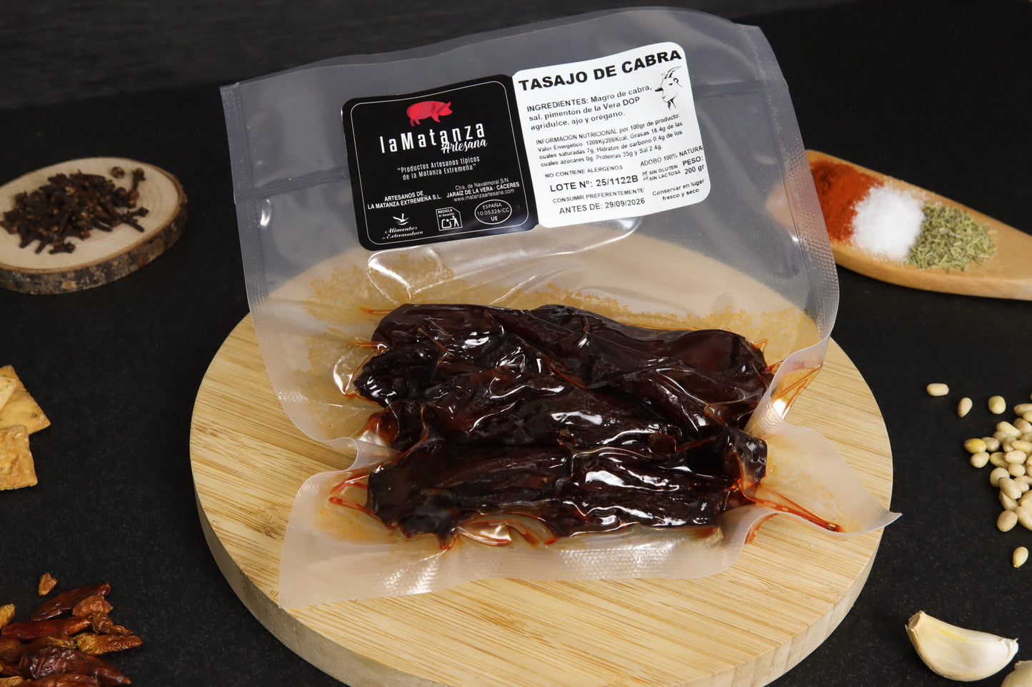 Tasajo de Cabra picante - 2uds