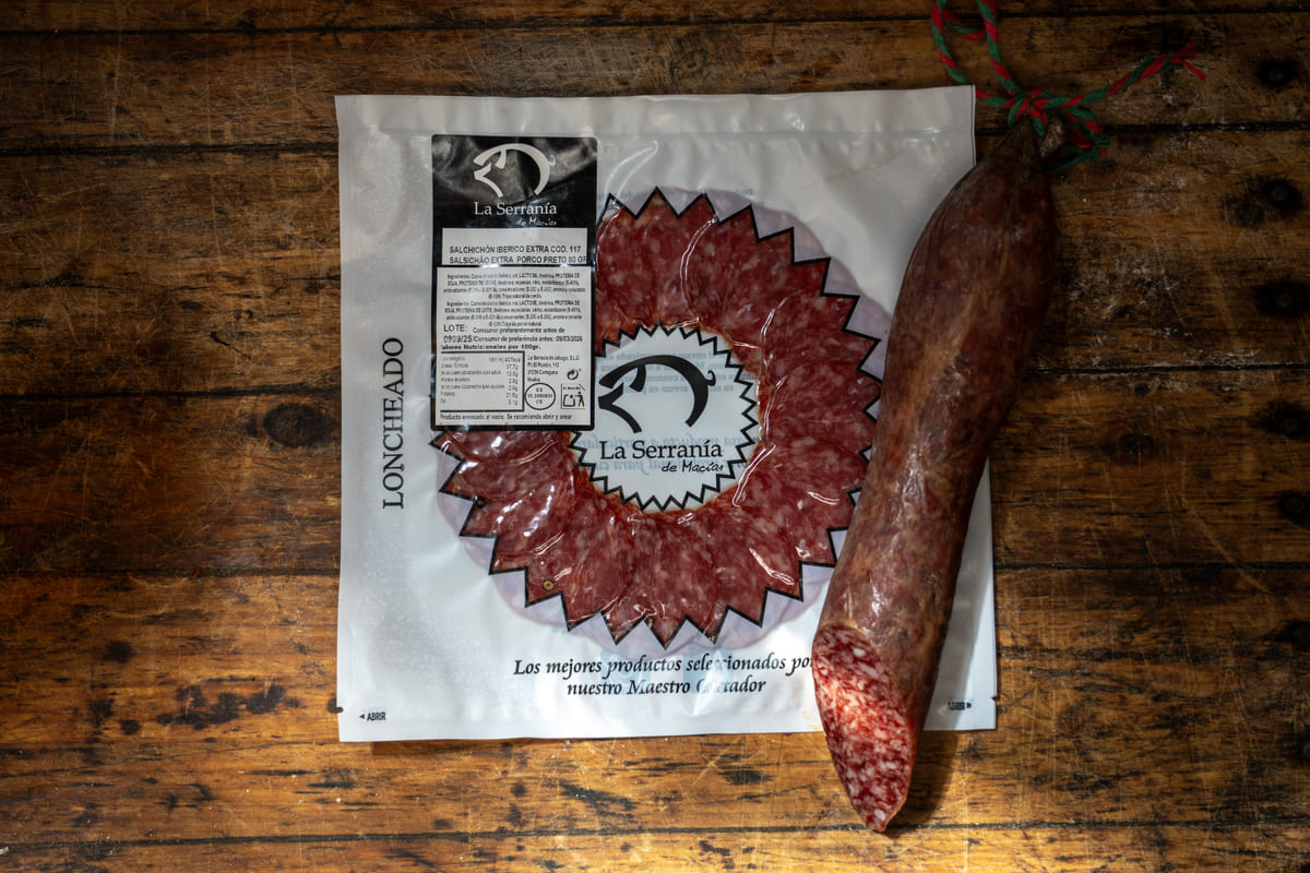 Salchichón Ibérico loncheado -5uds