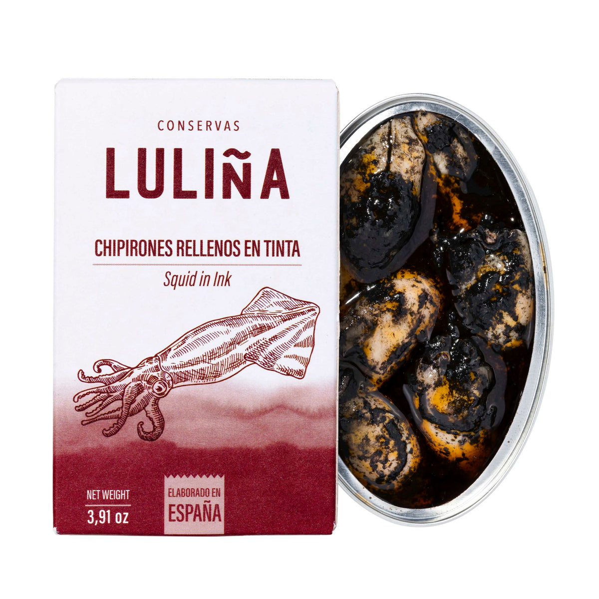 Chipirones Rellenos en su Tinta – CONSERVAS LULIÑA