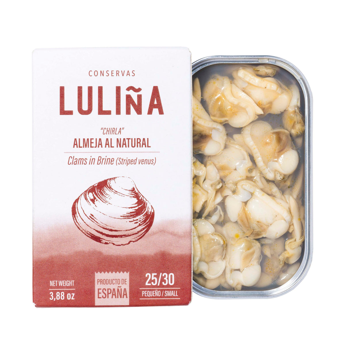 Almejas «Chirlas» al Natural – CONSERVAS LULIÑA