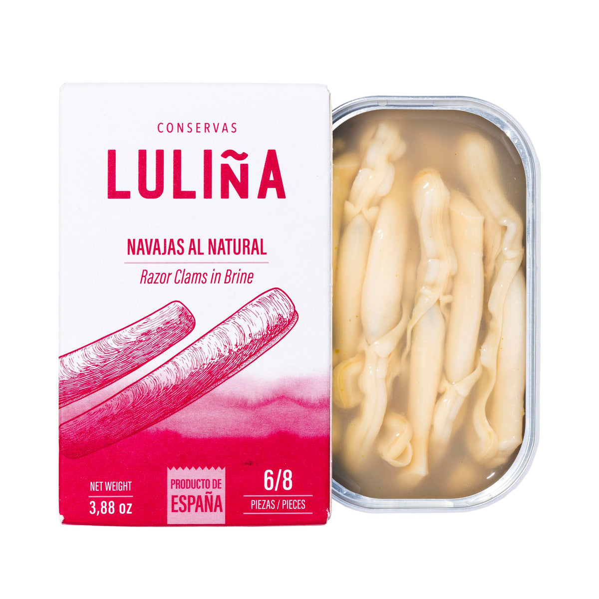 Navajas al Natural 6/8 piezas – CONSERVAS LULIÑA