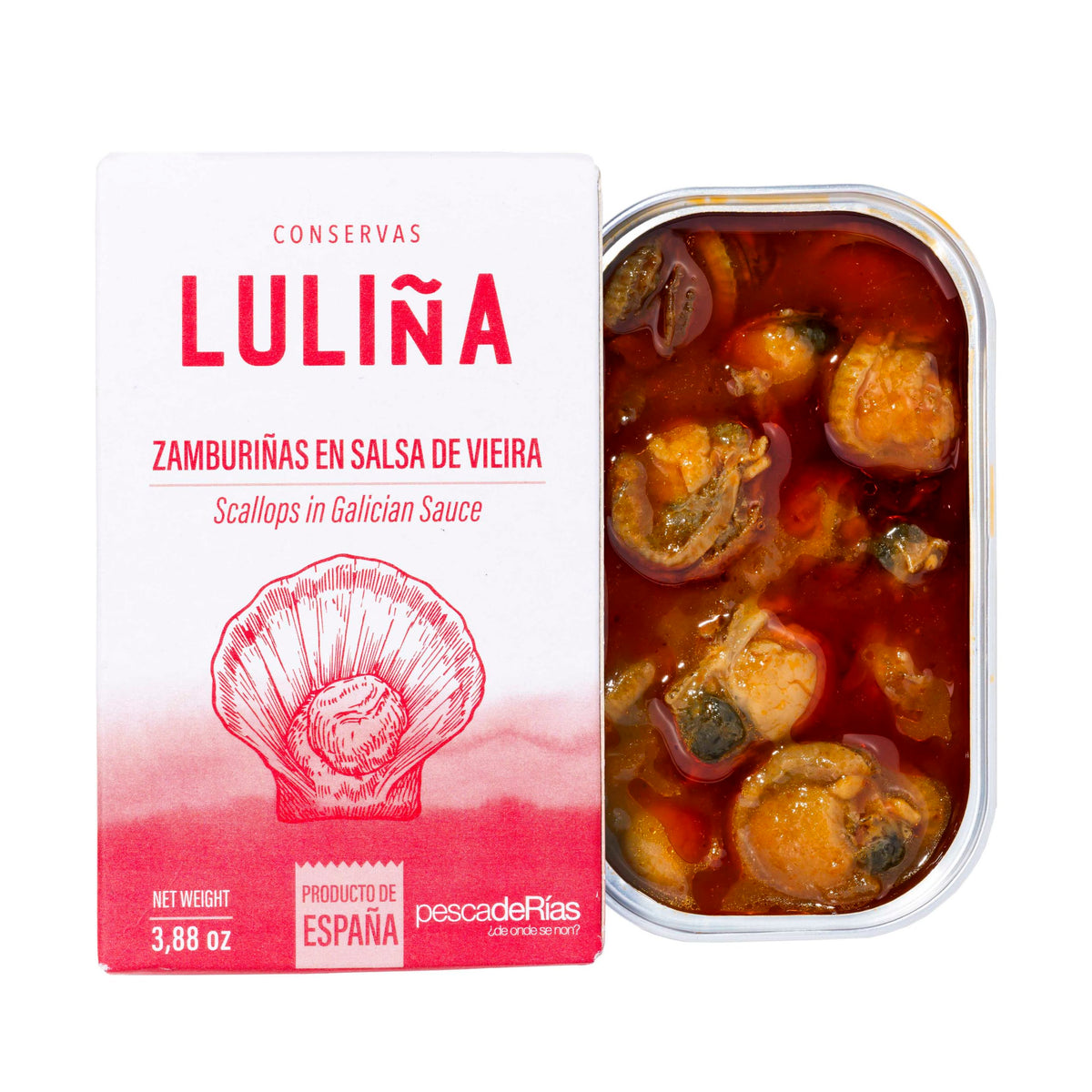 Zamburiñas en Salsa de Vierira – CONSERVAS LULIÑA