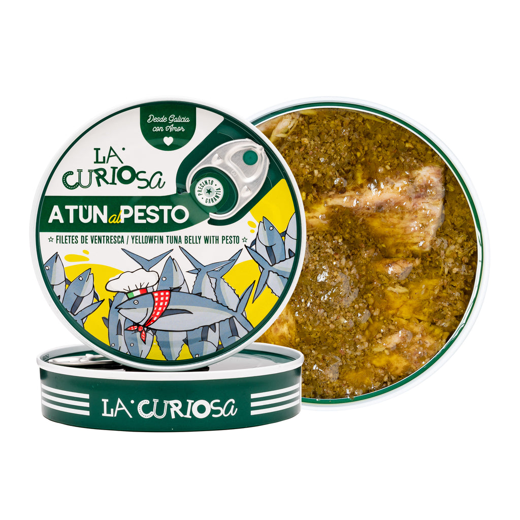 Ventresca de atún al pesto - 2uds