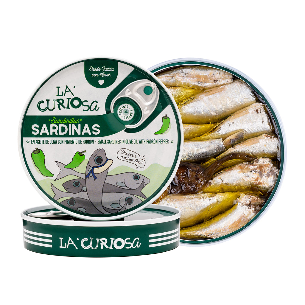 Sardinillas en aceite de oliva picante - 2uds