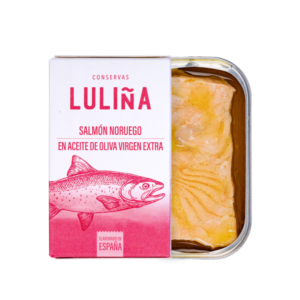 Salmón Noruego en Aceite de Oliva Virgen Extra – CONSERVAS LULIÑA