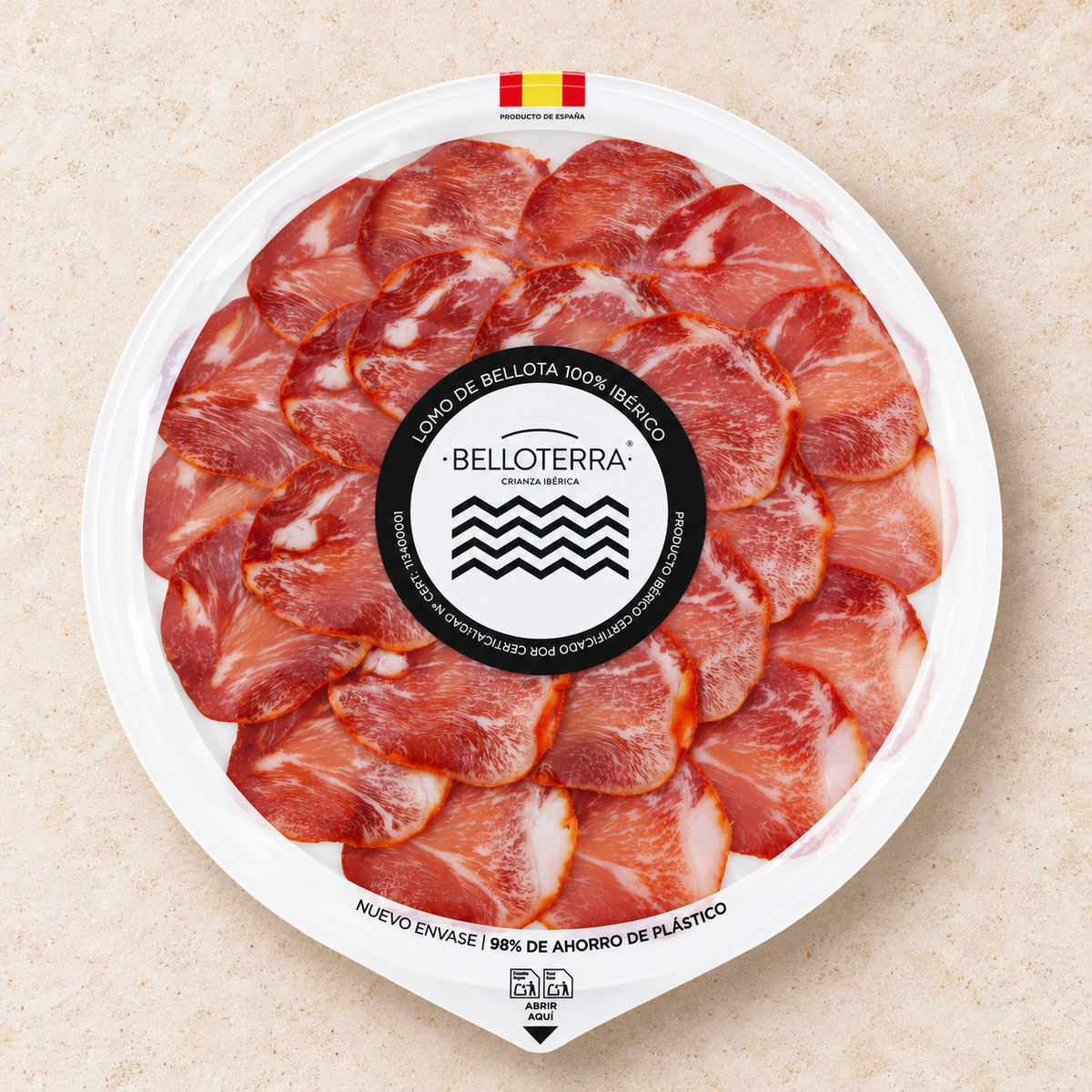 Lomo de Bellota 100% Ibérico - 5uds de 80g/ud