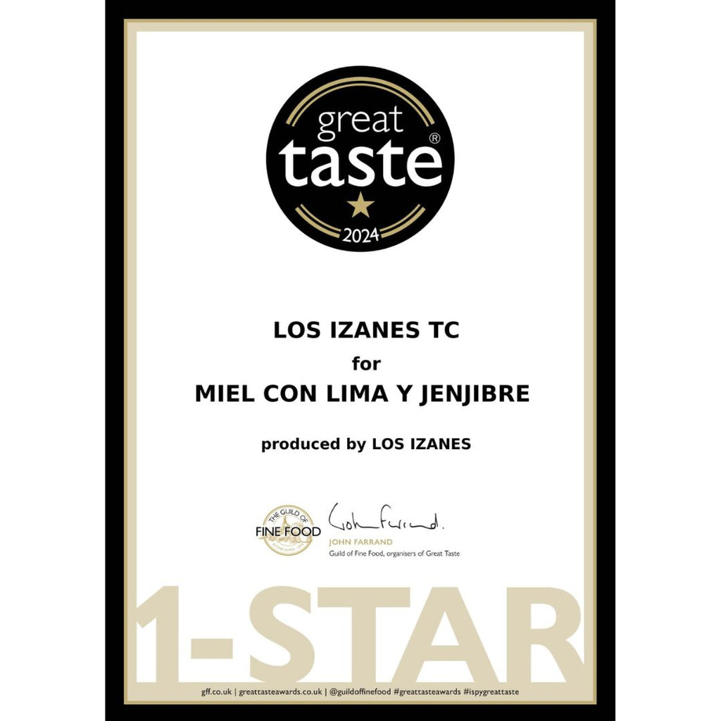 Miel con lima y jengibre - 300g