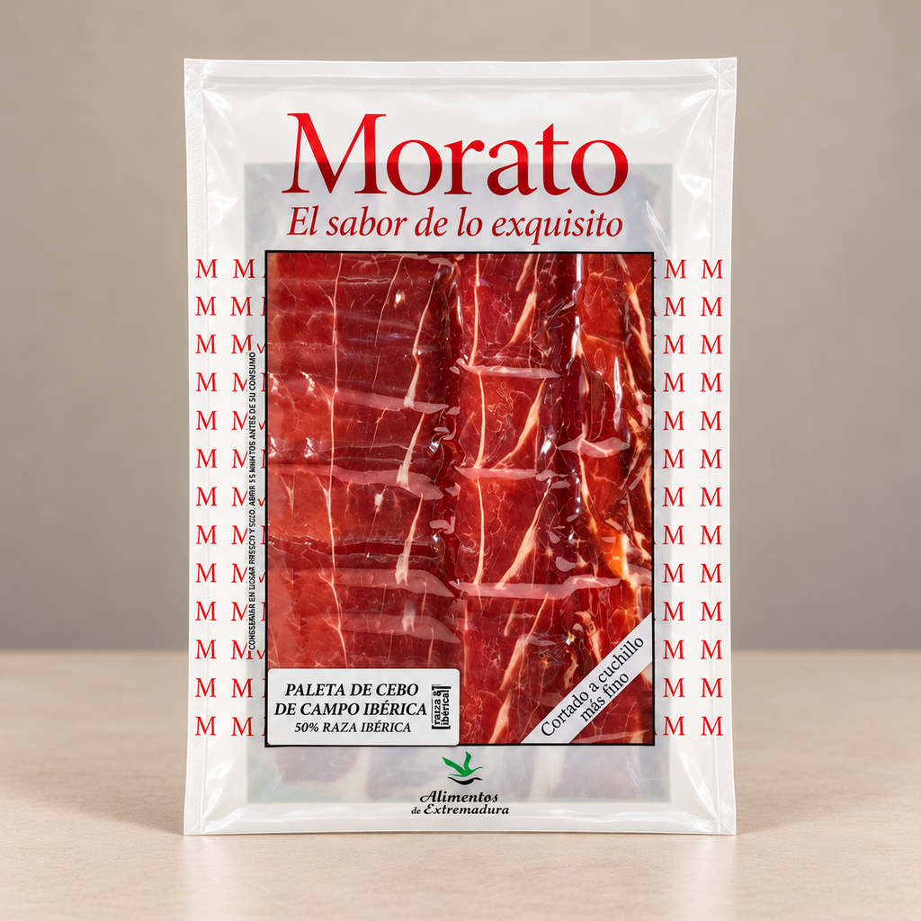 Paleta de Cebo de Campo Ibérica 50% cortada a cuchillo - 5uds de 100g/ud
