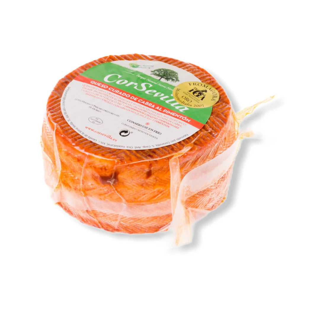 Queso curado de cabra al pimentón