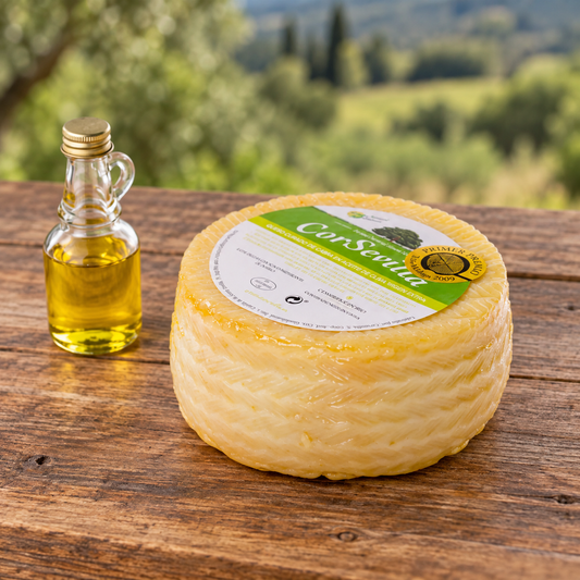 Queso curado de cabra en aceite de oliva virgen extra