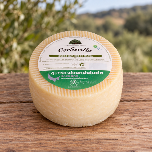 Queso curado cabra calidad certificada