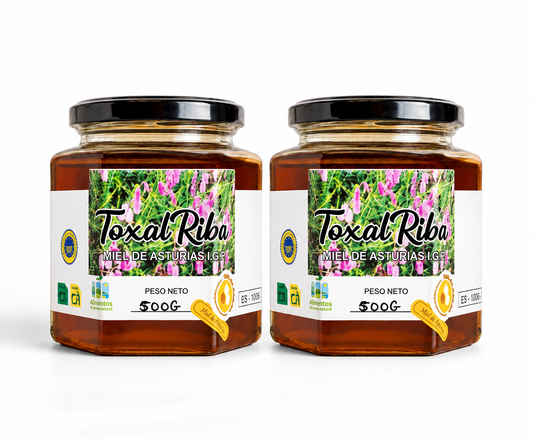 IGP Miel de Asturias – 2 Botes de 500g/ud