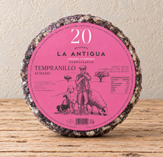 Queso de oveja añejo al tempranillo "La Antigua"