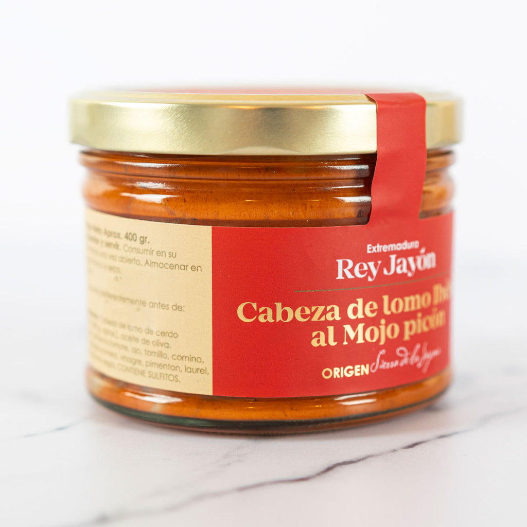Cabeza de lomo ibérico al mojo picón - 2 botes