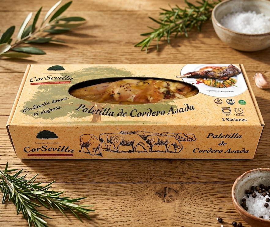 Pierna de Cordero Asada 900g