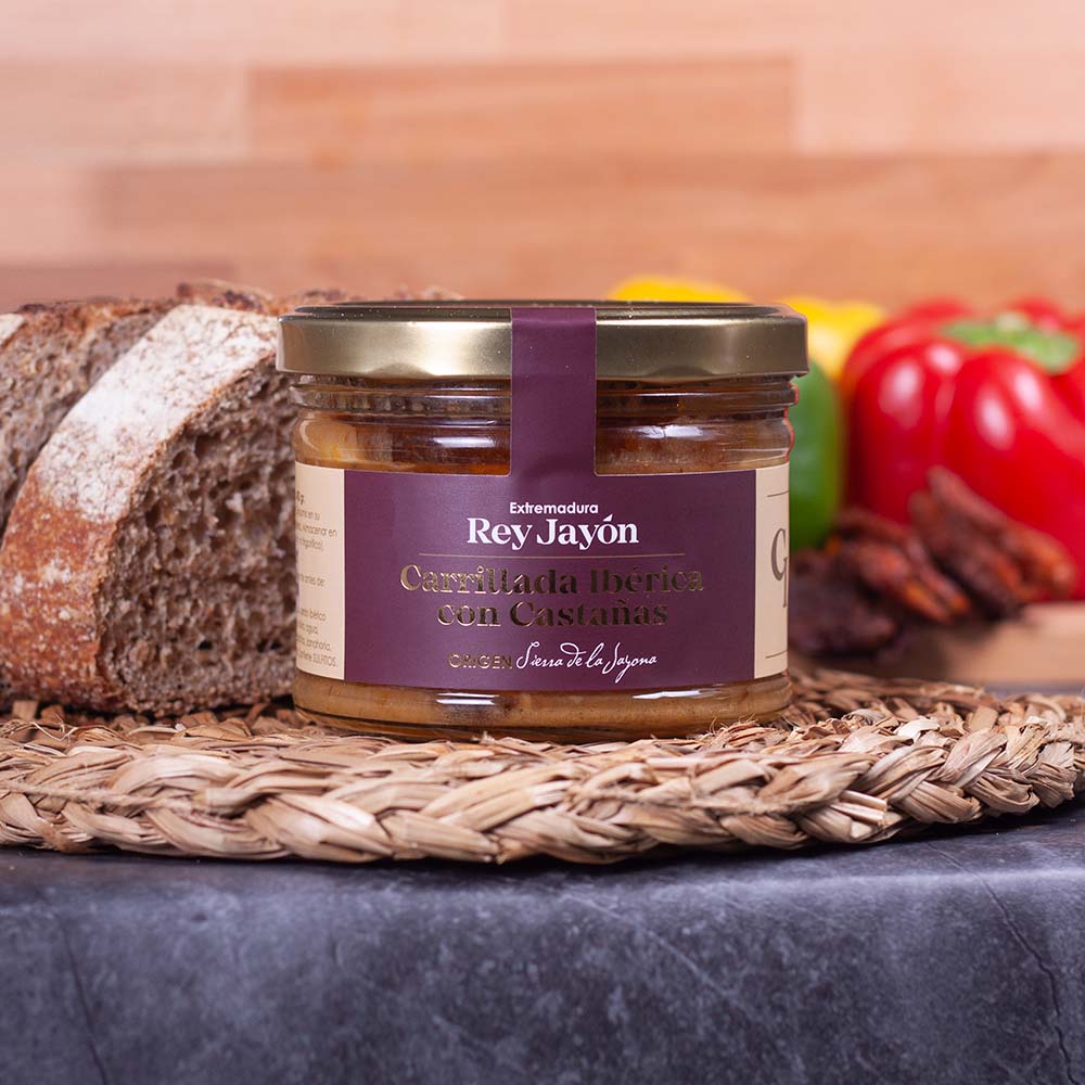 Carrillada ibéricas con castañas - 2 botes