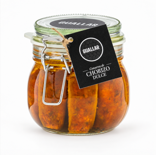 Conserva de Chorizo Dulce en Aceite de Oliva Virgen Extra - Guallar