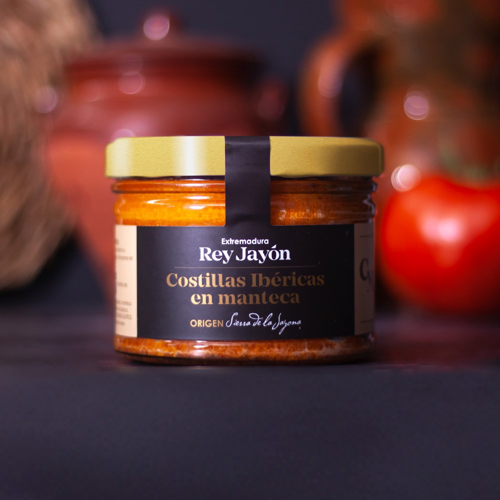 Costilla ibérica en manteca - 2 botes
