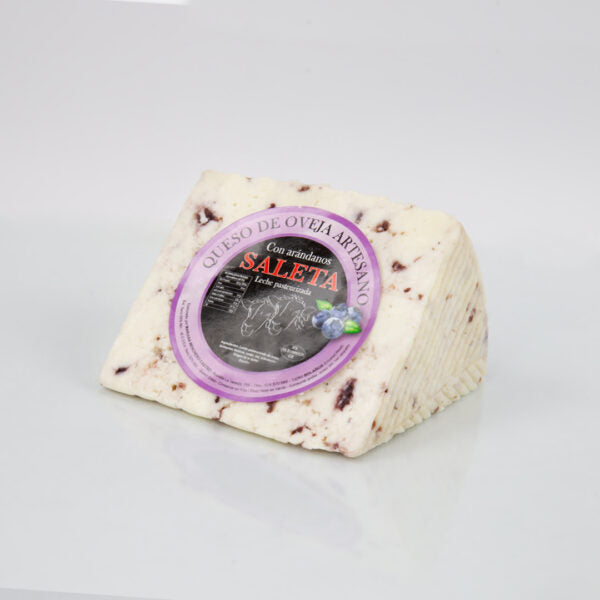 Queso artesano con arándanos
