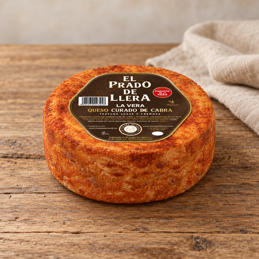 Queso curado de cabra al pimentón