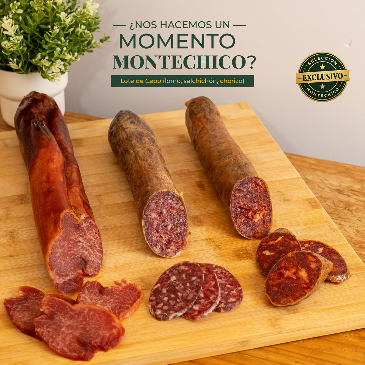 Pack embutidos ibéricos cebo Montechico