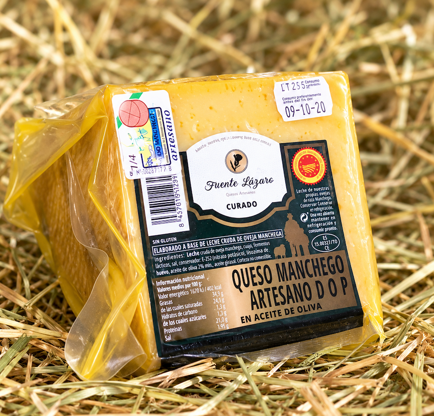 Queso DOP Manchego en AOVE