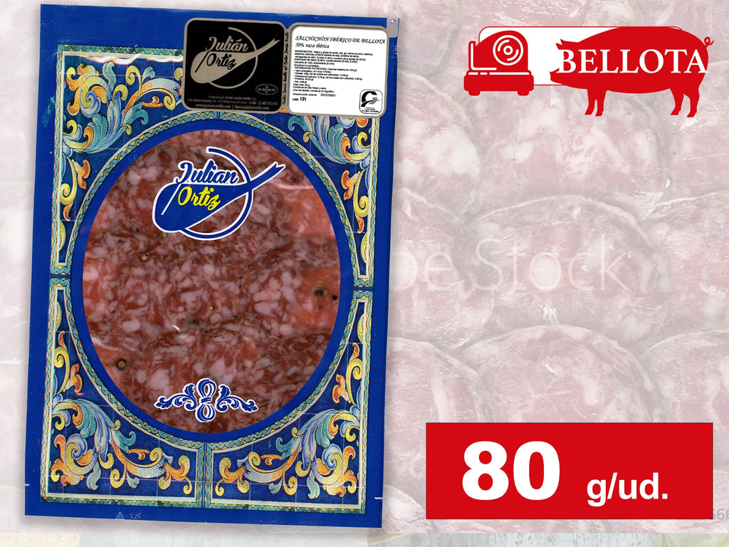 Salchichón Ibérico de BELLOTA - 5uds x 80g