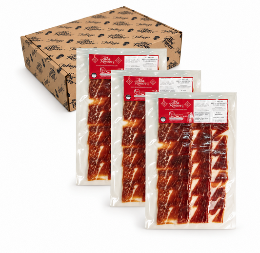 Jamón de Bellota 50% Ibérico Alba Romero loncheado