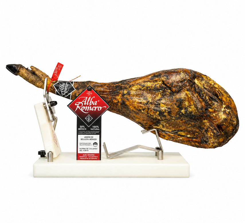 Jamón Bellota 50% Raza Ibérica Alba Romero