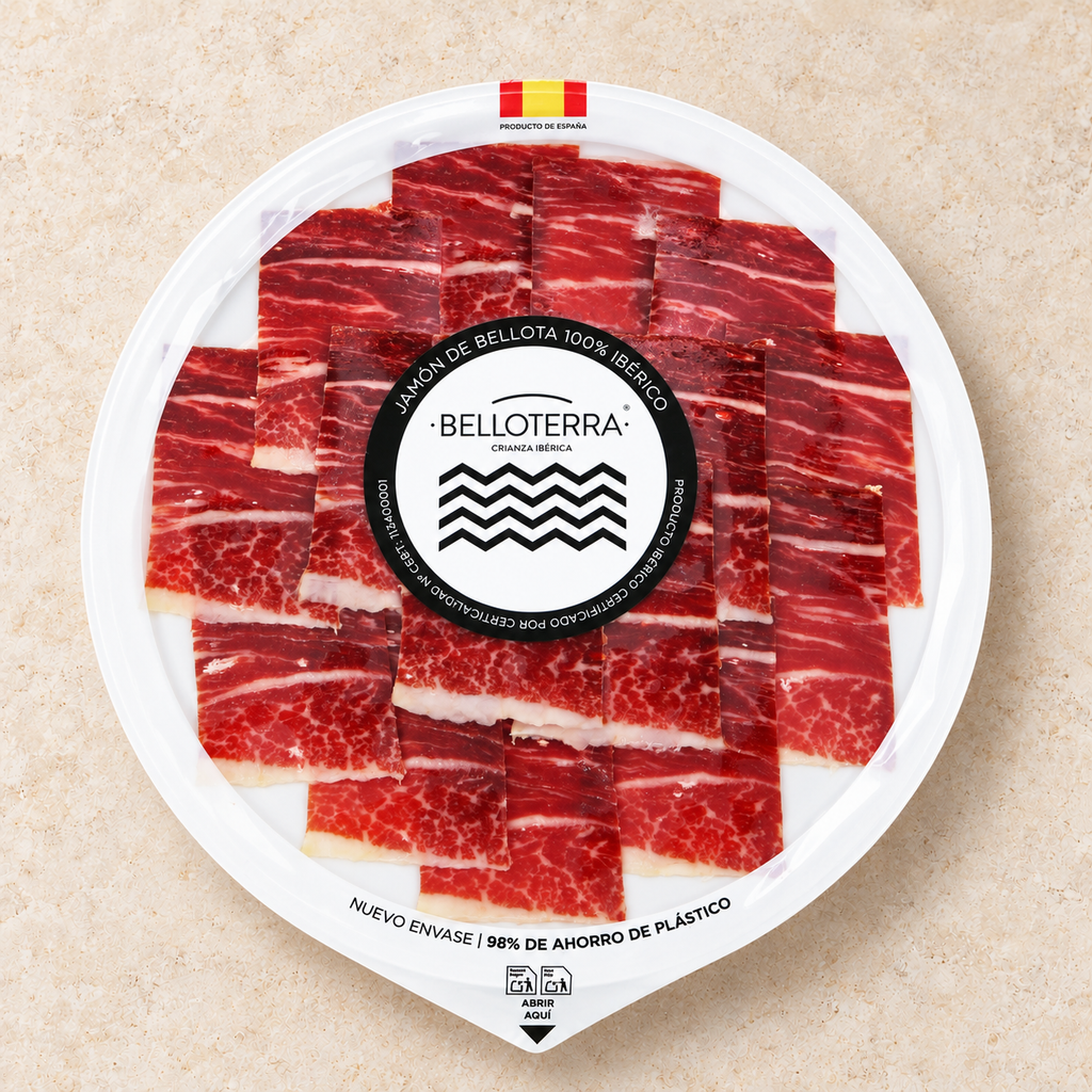 Jamón de Bellota 100% Ibérico - 5uds de 80g/ud