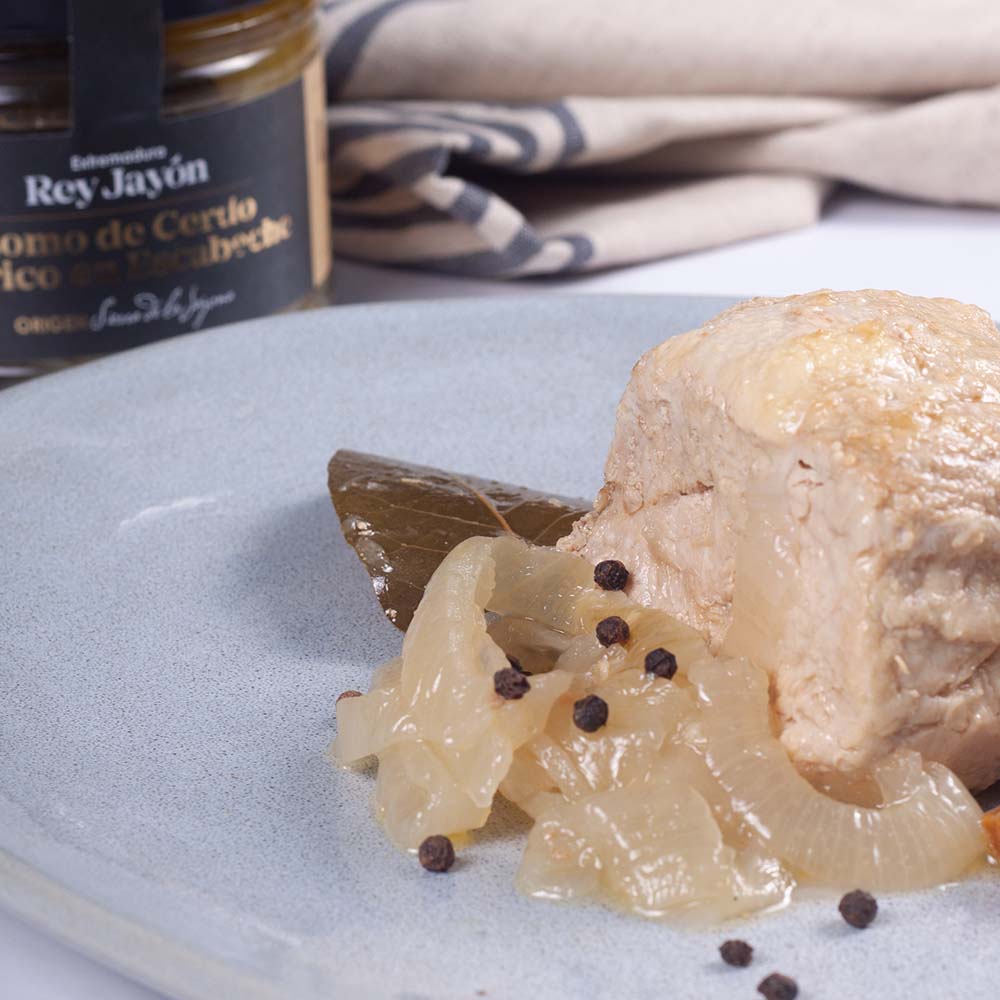 Lomo de cerdo ibérico en escabeche - 2 botes