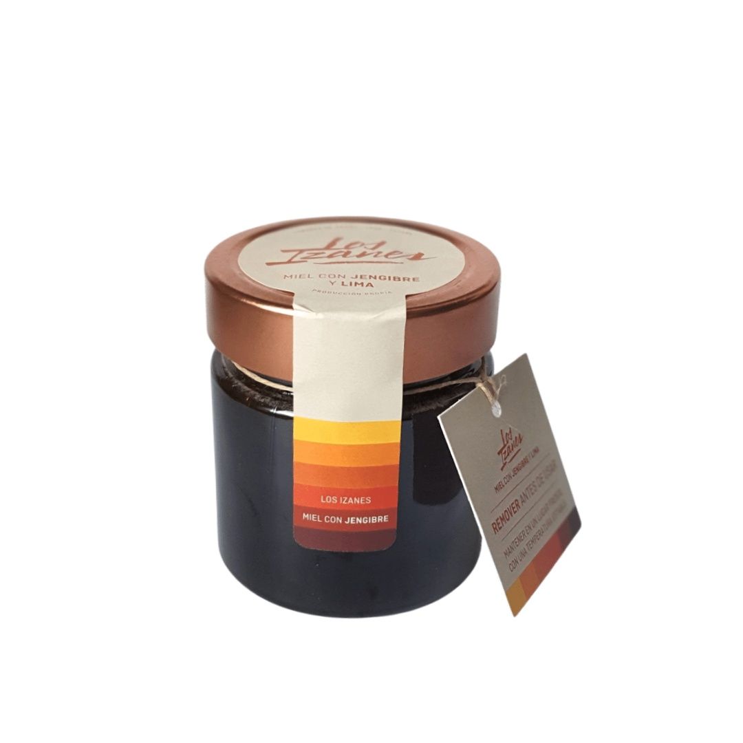 Miel con lima y jengibre - 300g