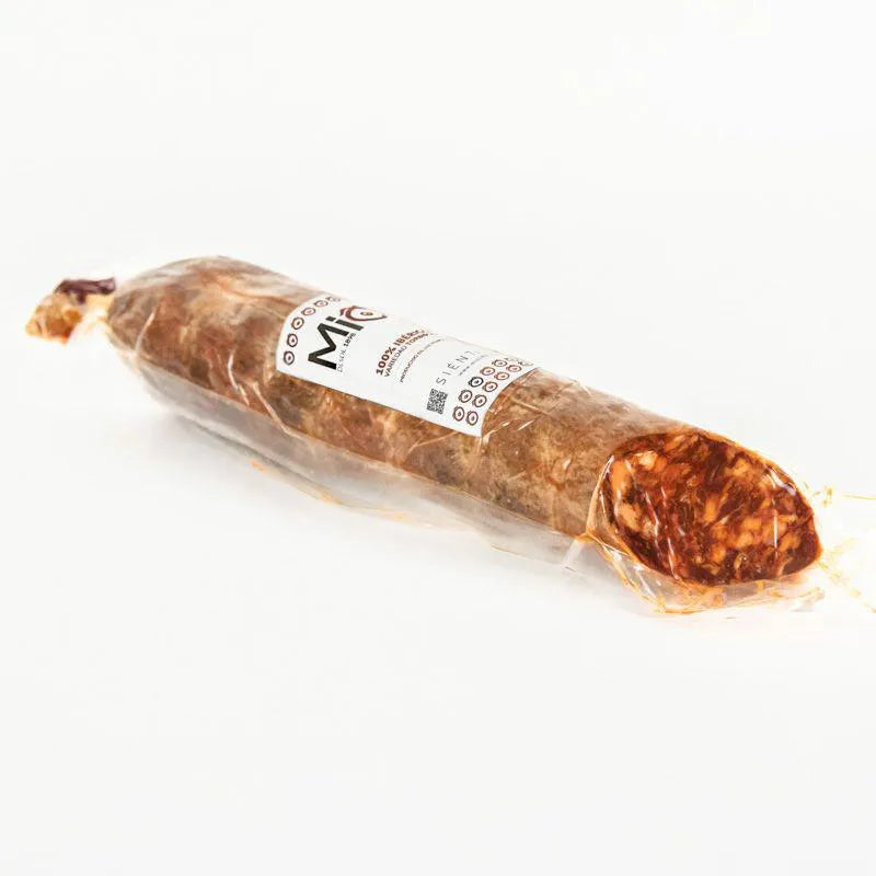 Chorizo de bellota envasado al vacío
