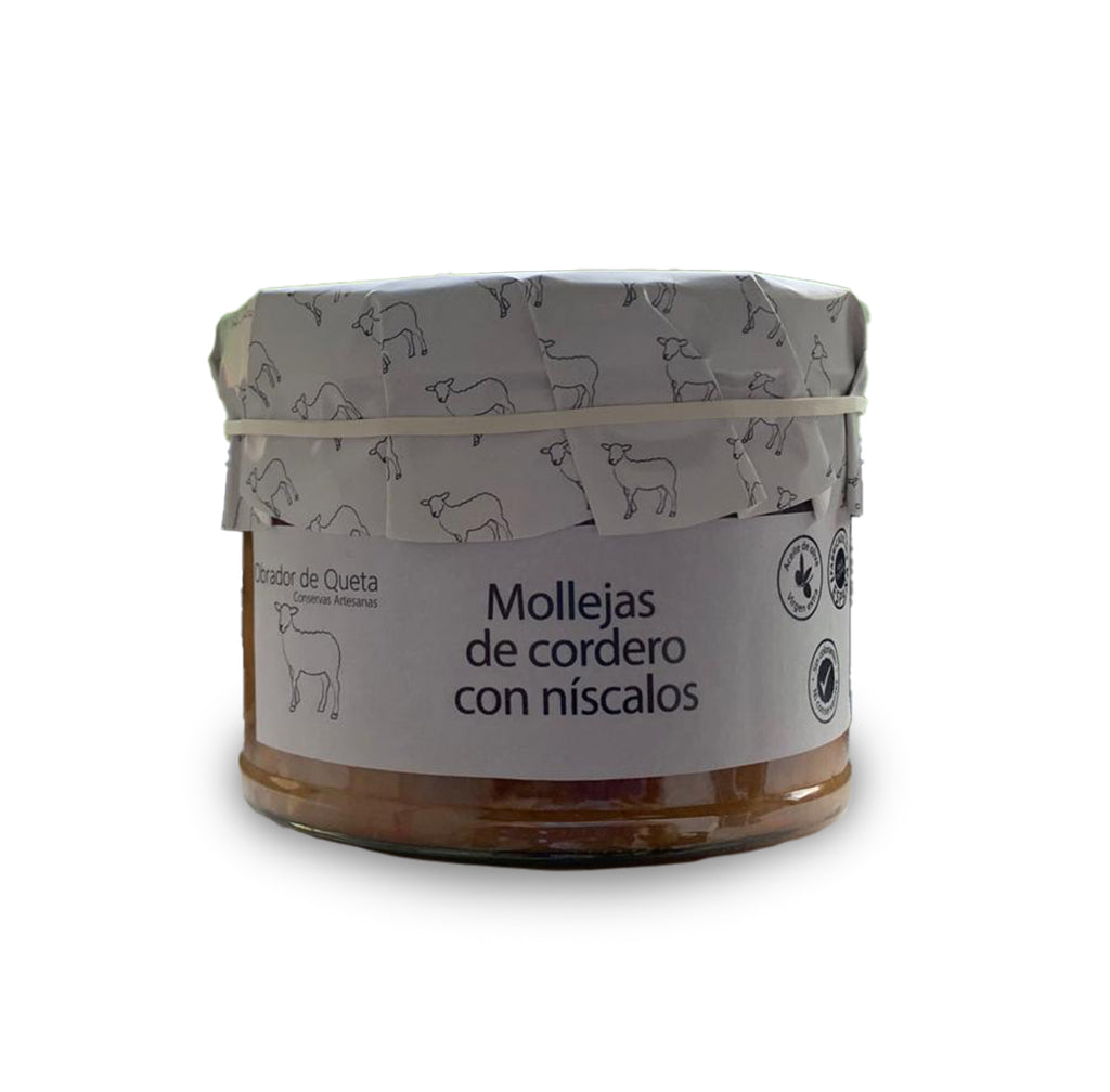 Mollejas de cordero con níscalos - 2 uds