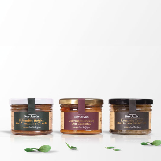 Pack 3 botes: lomo, solomillo y carrillada