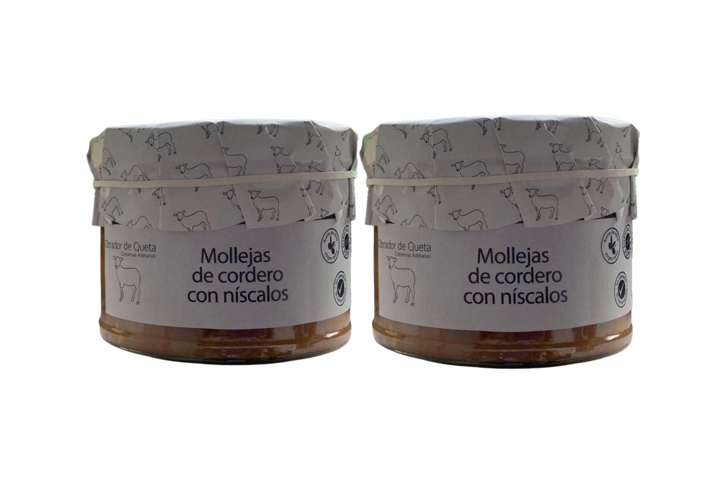 Mollejas de cordero con níscalos - 2 uds