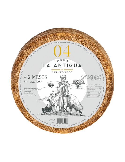 Queso artesanal añejo de oveja SIN LACTOSA