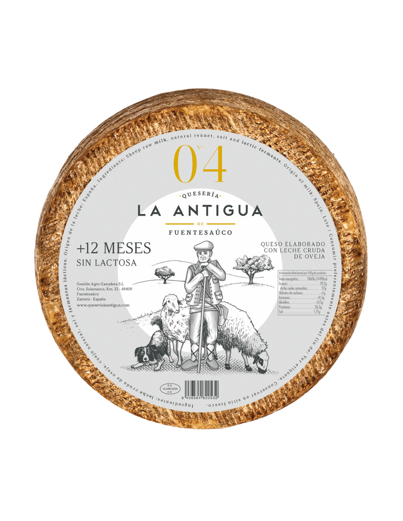 Queso artesanal añejo de oveja SIN LACTOSA