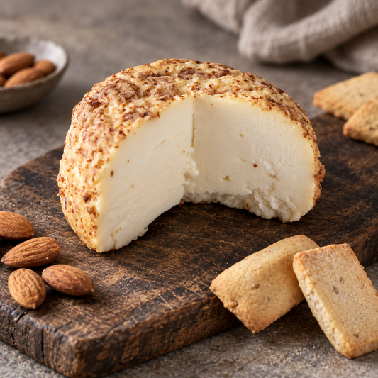 Queso Curado de Cabra con Almendra La Yerbera