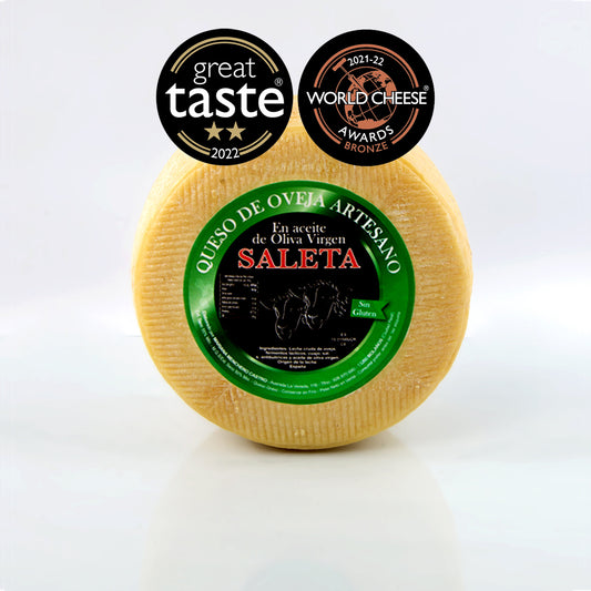 Queso Curado Macerado en Aceite de Oliva