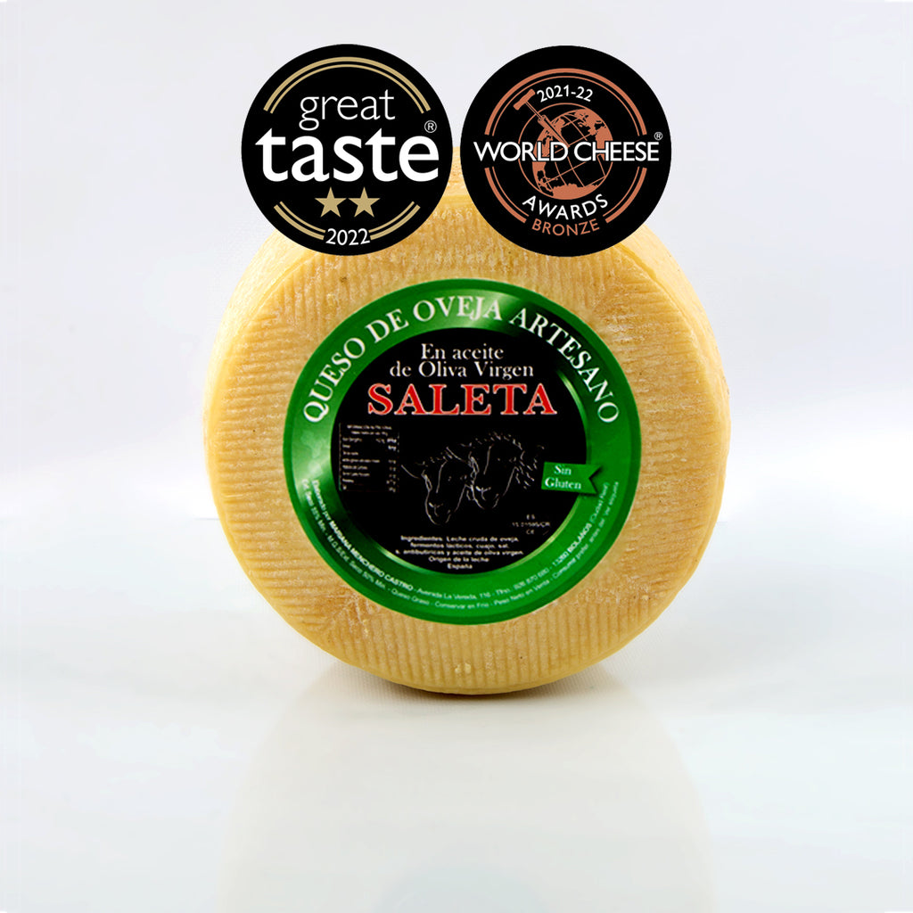 Queso Curado Macerado en Aceite de Oliva