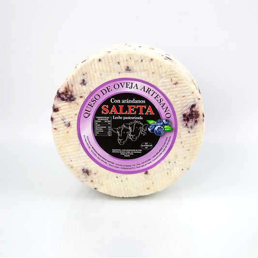Queso artesano con arándanos