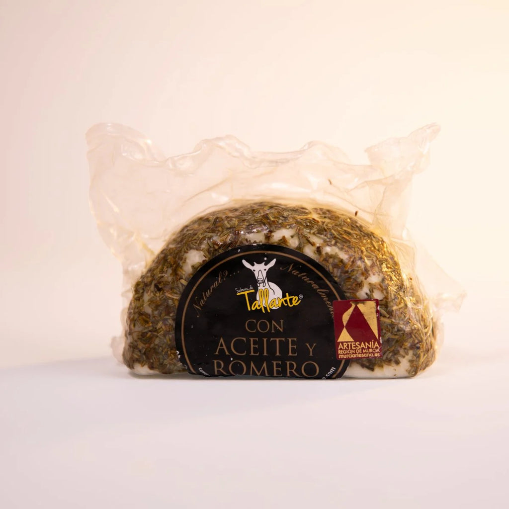 Queso con aceite y romero - 3 cuñas